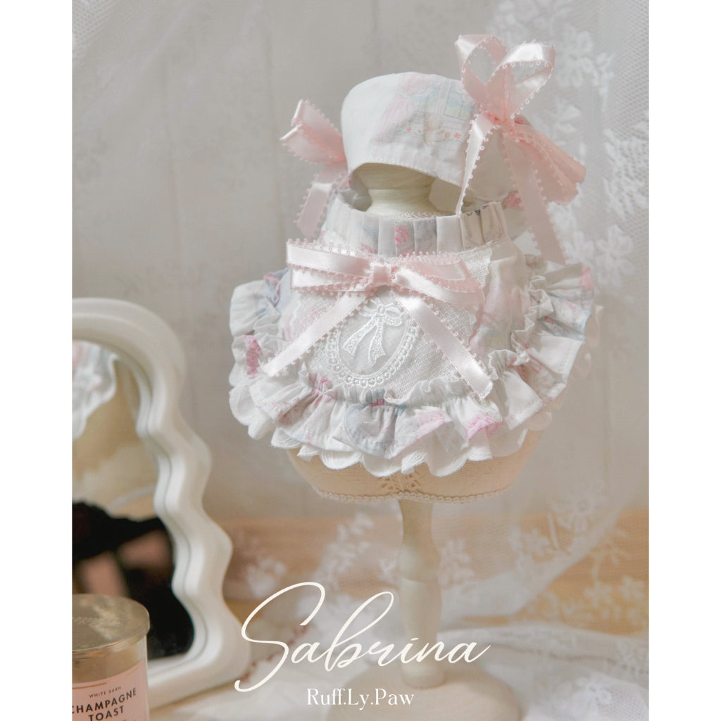 Sabrina Pet Collar and Matching Beret