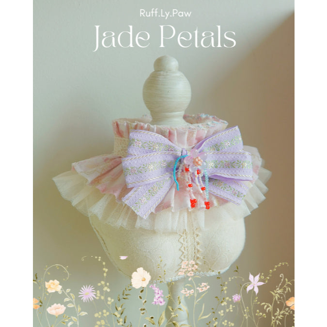 Jade Petals Pet Collar