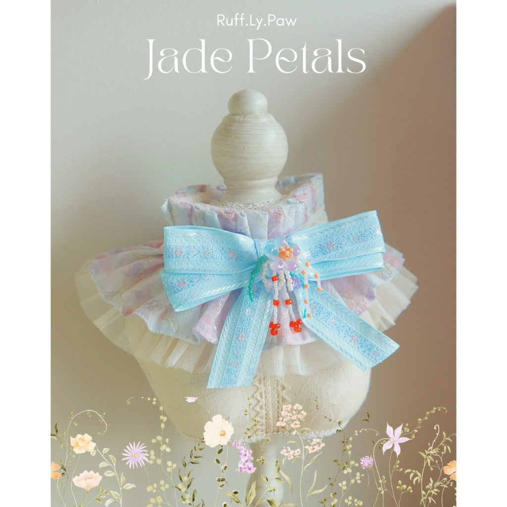 Jade Petals Pet Collar
