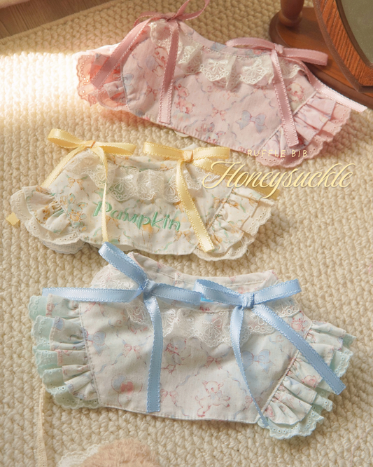 Honeysuckle Ruffle Bib
