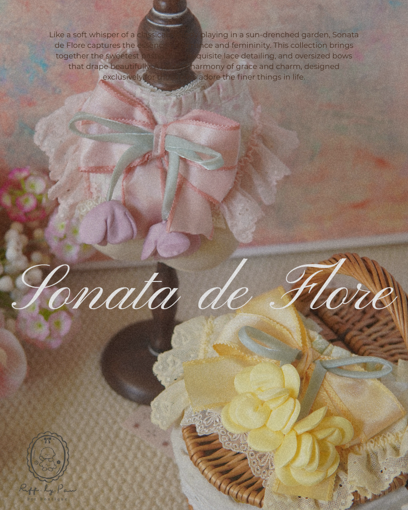 Sonata de Flore Collection | Luxury Romantic Pet Apparel