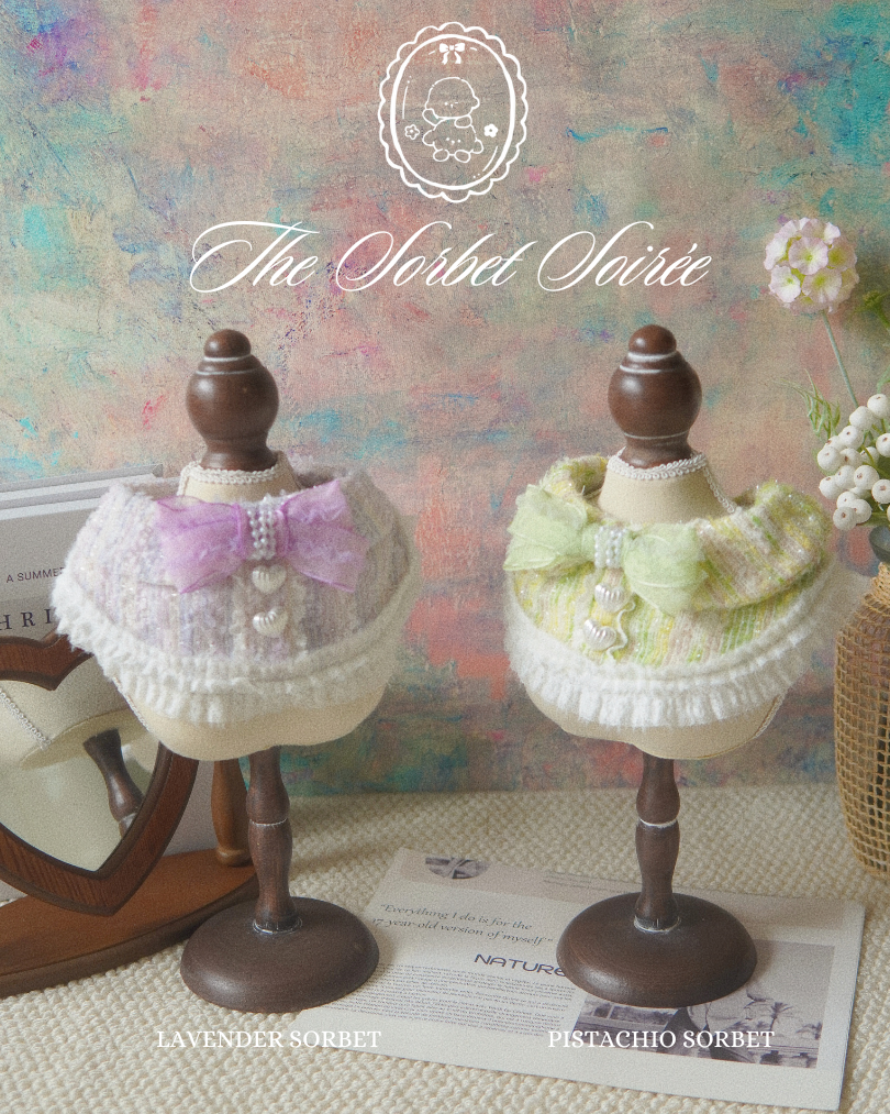 The Sorbet Soirée  Sweet Tweed Pet Cape