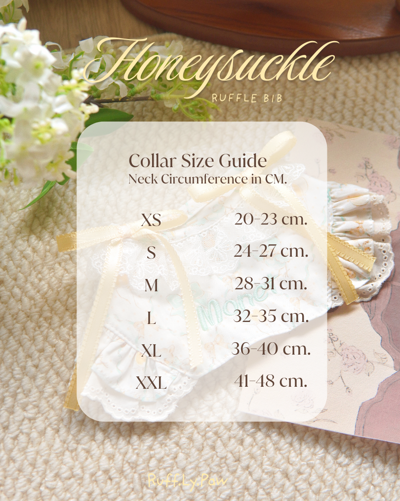 Honeysuckle Ruffle Bib