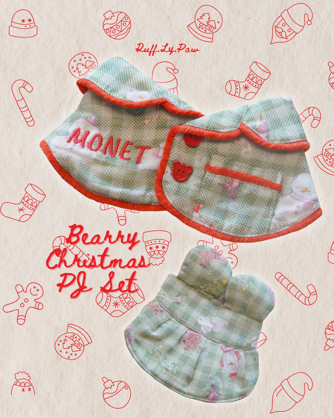 Bearry Christmas PJ Set