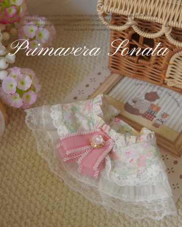 Primavera Sonata Collar | Luxury Floral Vintage Pet Scarf