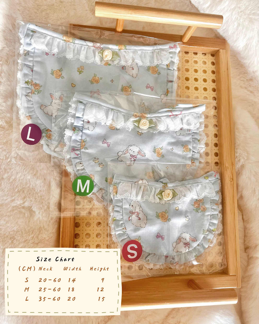 Rosalie Lace Ruffle Bib 🎀 Custom Name Embroidery