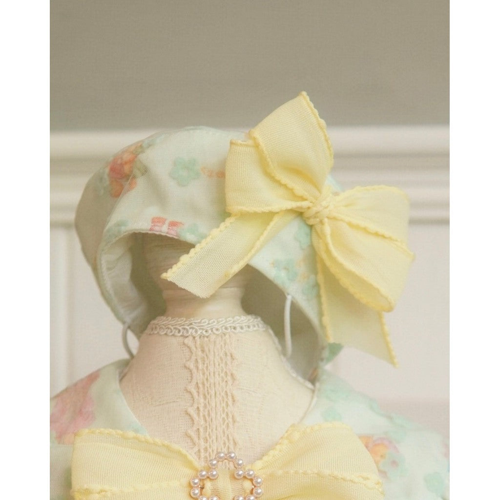 Angel Baby Pet Collar with Matching Beret