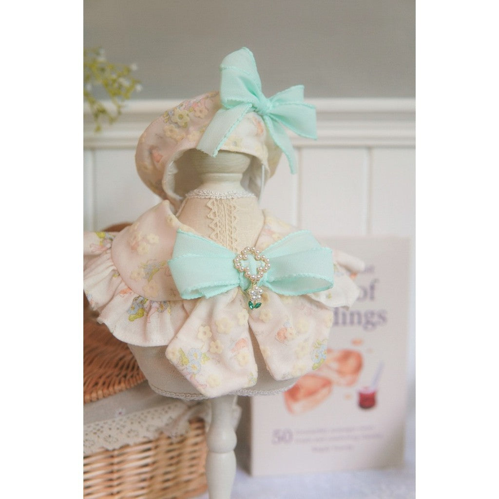 Angel Baby Pet Collar with Matching Beret