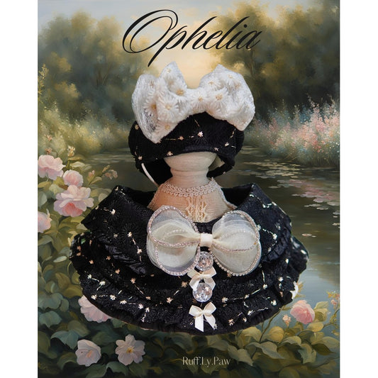 Ophelia Pet Collar and Beret set