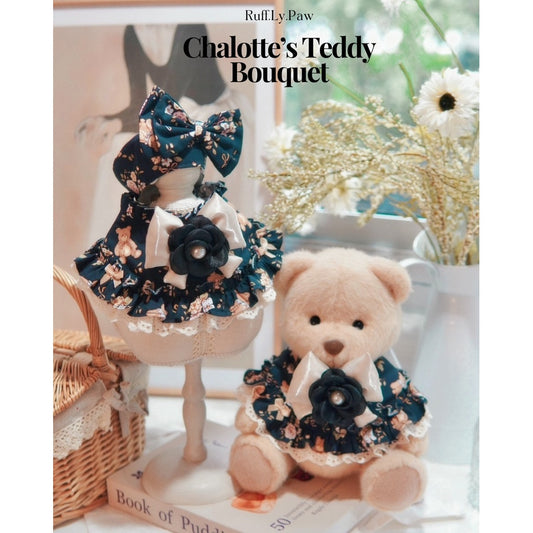Charlotte’s Teddy Bouquet Collar and Beret