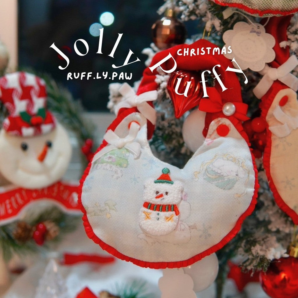 Jolly Puffy Bibs - Christmas Collection