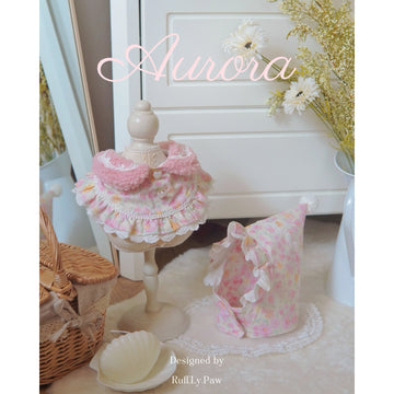 Aurora Collar and Matching Hat