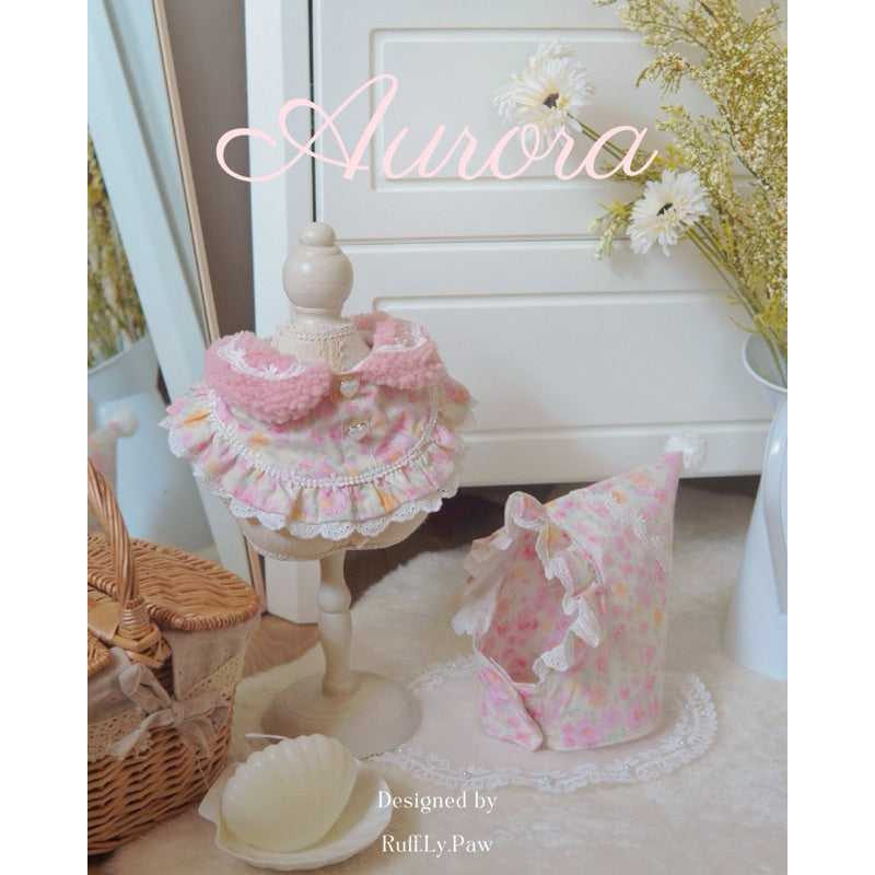 Aurora Collar and Matching Hat