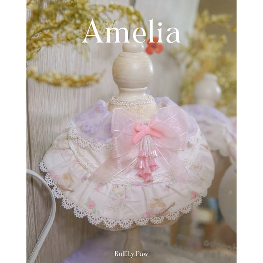 Amelia Collar คอลล่าสุดน่ารักคอปกลูกไม้สีม่วง 💕🌸💜