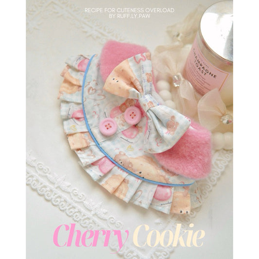 Cherry Cookie ชุดสัตว์เลี้ยงลายเชอร์รี่คุ้กกี้กระโปรงจีบ