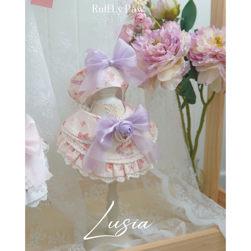 Ruff.Ly.Paw - Lusia Collar with Matching Beret