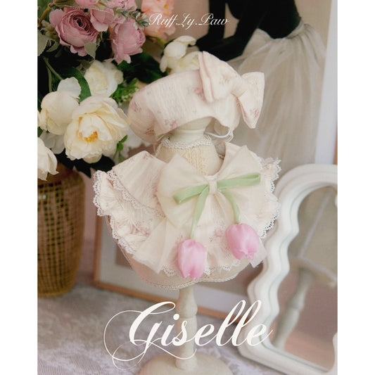 Giselle Pet Collar and Matching Beret