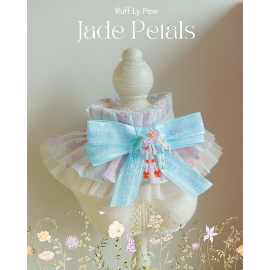 Jade Petals Pet Collar