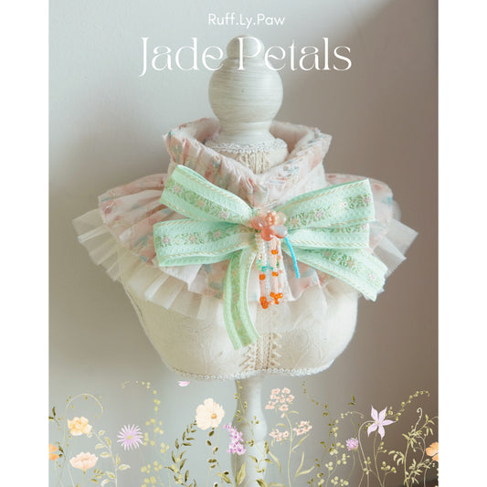 Jade Petals Pet Collar